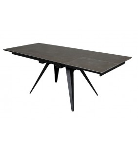 WELLINGTON - Table de séjour rectangulaire 1 allonge de 60 