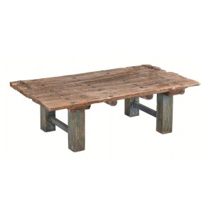 ORIGIN - Table basse rectangulaire Porte NATUREL GRIS 