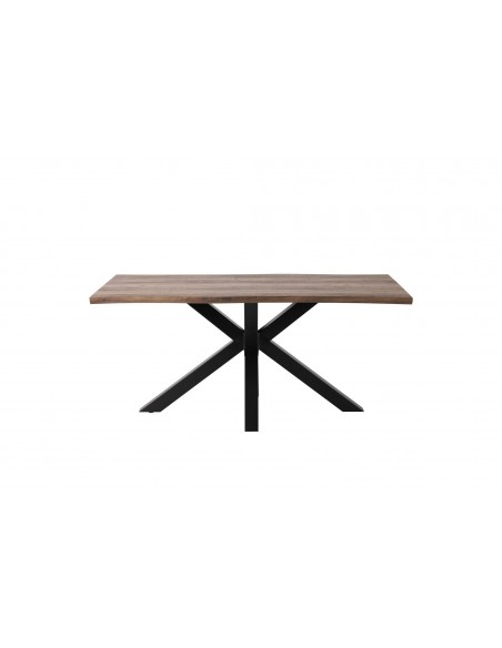 SANDAKAN - Table de séjour rectangulaire pied croix 