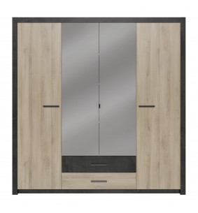 CANYON - Armoire 4 portes Ouvrantes/ 2 Tiroirs  2