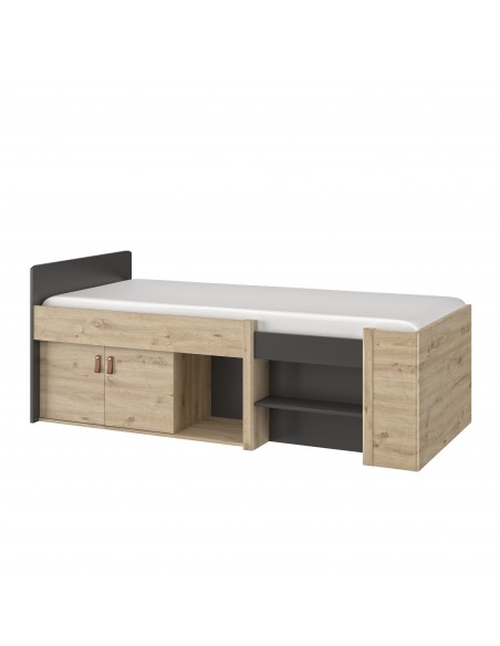 HAPPY - Lit compact pour couchage 90x200 