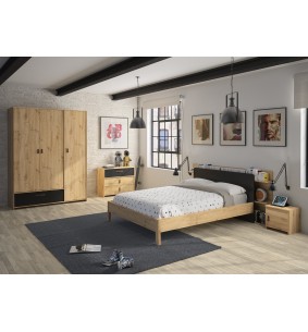 HAPPY - Lit pour couchage 140x190  2