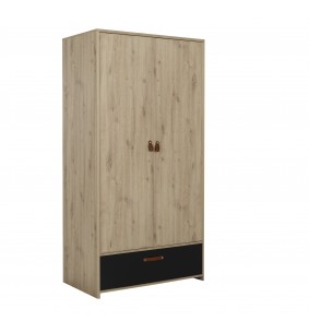 HAPPY - Armoire 2 portes 1 tiroir  2
