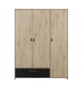 HAPPY - Armoire 3 portes 1 tiroir 