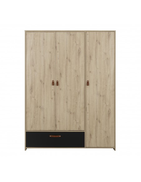 HAPPY - Armoire 3 portes 1 tiroir 