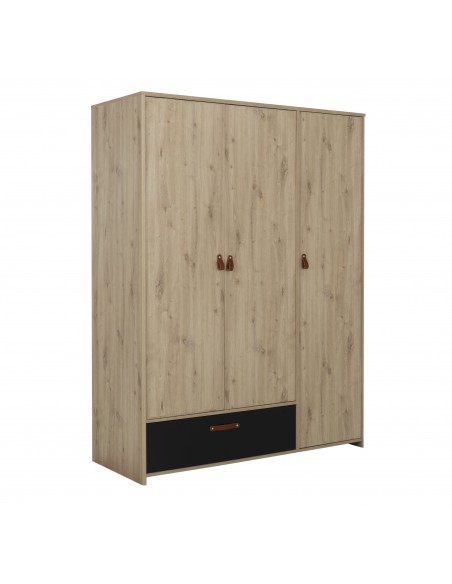 HAPPY - Armoire 3 portes 1 tiroir 