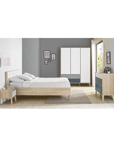 ROME - Lit pour couchage 140x190 