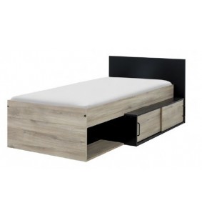 ERQUI - Lit pour couchage 90x200 2 portes battantes 
